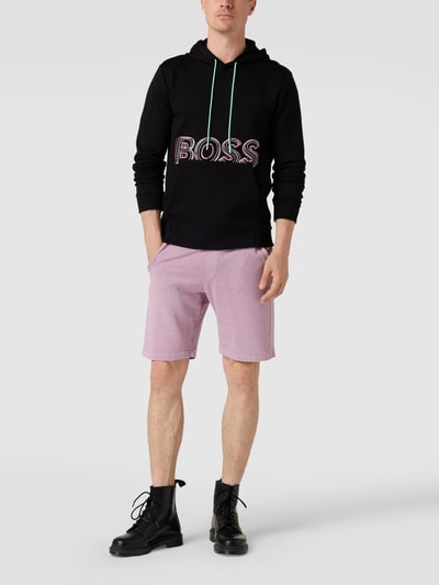 BOSS Green Hoodie mit Label-Stitching Modell 'Soody 1' Schwarz 1