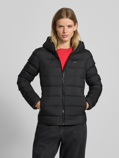 Tommy Jeans Regular fit donsjack met capuchon Zwart - 4