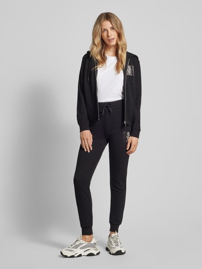 ARMANI EXCHANGE Sweatjacke mit Label-Print Black 1