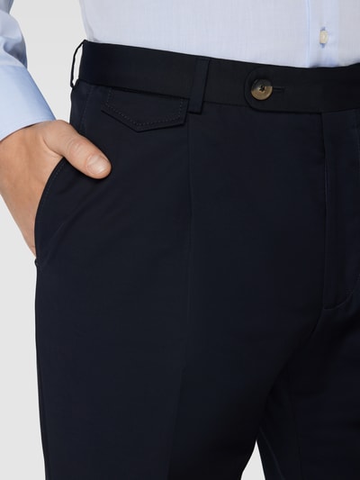 Windsor Chino met klepzak, model 'Silvi' Marineblauw - 3