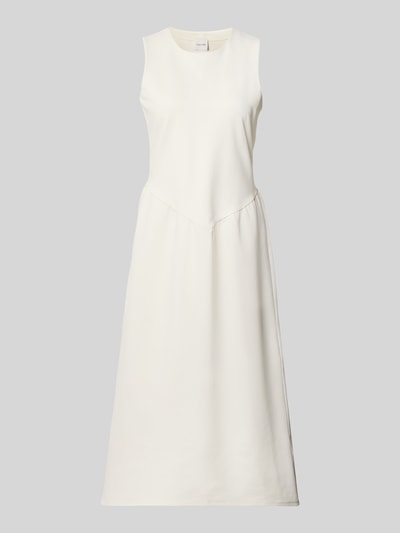 Produktfoto, jasnobeżowe Freizeitkleid mit Taillennaht von Calvin Klein Womenswear, prosty krój, gładka faktura, sukienki casualowe