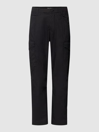 Marc O'Polo Cargohose mit Label-Patch Modell 'Belsbo' Black 2