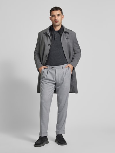 JOOP! Collection Regular Fit Bundfaltenhose mit Eingrifftaschen Hellgrau 1