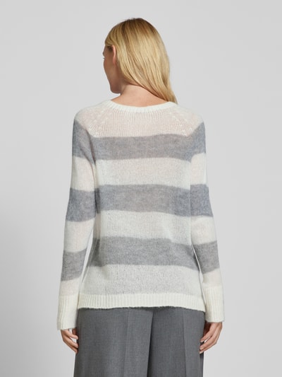 Stefanel Gebreide pullover met ribboorden Donkergrijs - 5