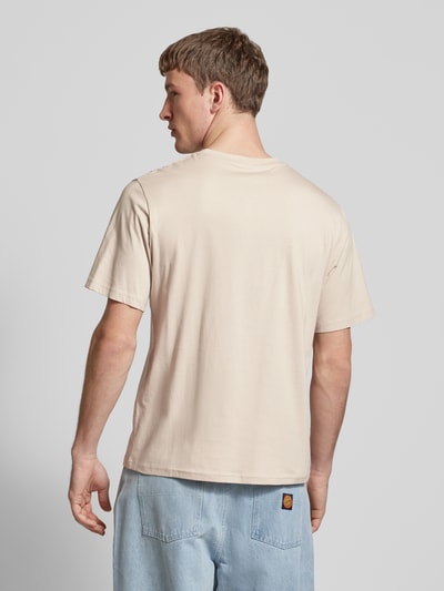 Jack & Jones T-Shirt mit Motiv-Print Modell 'VESTERBRO' Beige 5