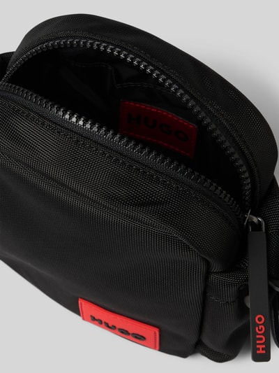 HUGO Umhängetasche mit Label-Patch Modell 'ETHON 3.0 NEW NSzip' BLACK 5