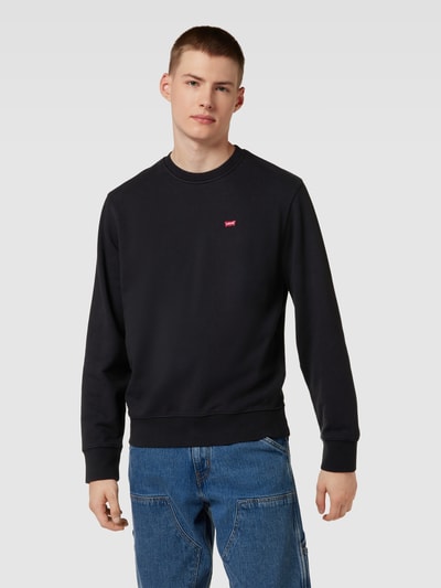 Levi's® Sweatshirt mit Label-Patch Black 4