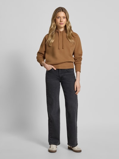 OPUS Hoodie mit Tunnelzug Modell 'Gesika' Camel 1