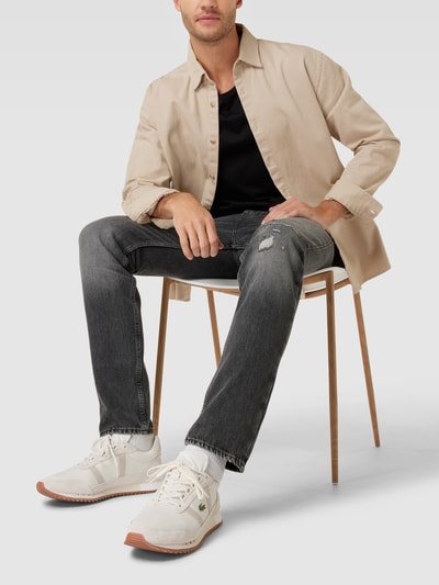Lacoste Sneakersy z wyhaftowanym logo model ‘PARTNER RETRO’ Złamany biały 1