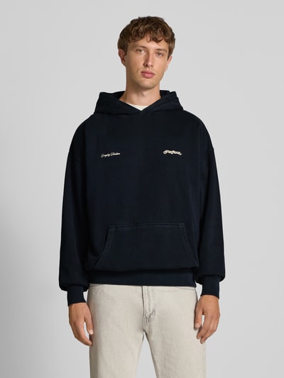 Pegador Oversized Hoodie mit Logo- und Statement-Print Black 4