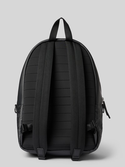 HUGO Rugzak met all-over labelmotief, model 'ETHON2.0HI' Zwart - 4