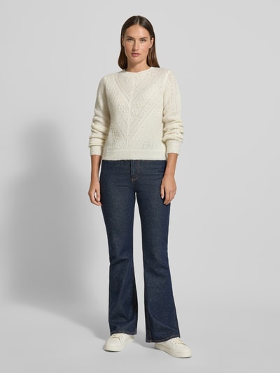 GUIDO MARIA KRETSCHMER WOMAN Gebreide pullover met pailletten, model 'Rosalia' Offwhite - 1