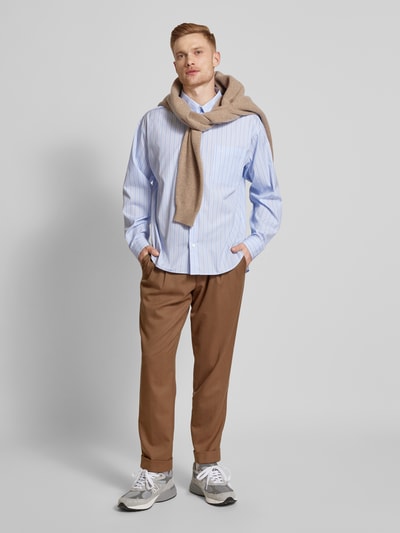 JOOP! Collection Regular Fit Bundfaltenhose mit Eingrifftaschen Camel 1