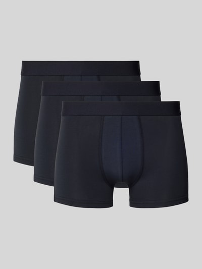 Bread & Boxers Boxershort met elastische band in een set van 3 stuks Marineblauw - 1