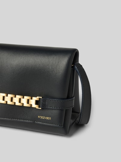 Victoria Beckham Shoulder Bag mit Logo-Print Black 3