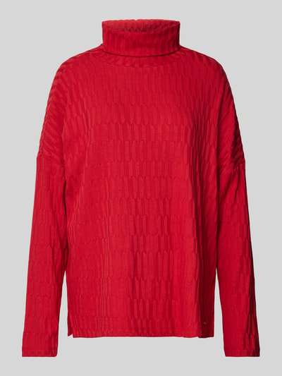 Brax Longsleeve mit Rollkragen Modell 'STYLE.CINDY' Rot 2