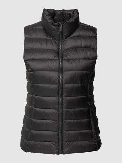 Montego Zwarte bodywarmer met opstaande kraag Zwart - 2