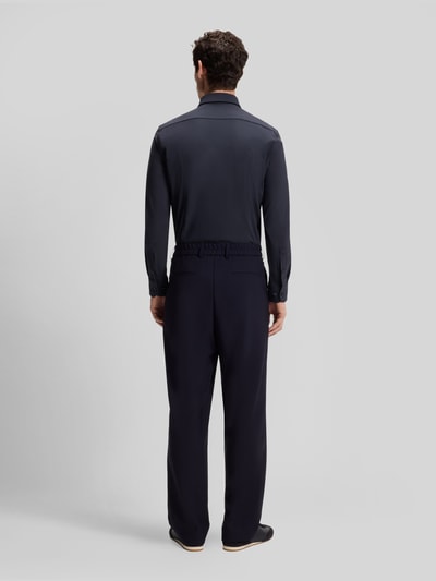 BOSS Slim Fit Businesshemd mit Kentkragen Modell 'P-HANK-S' Marine 5