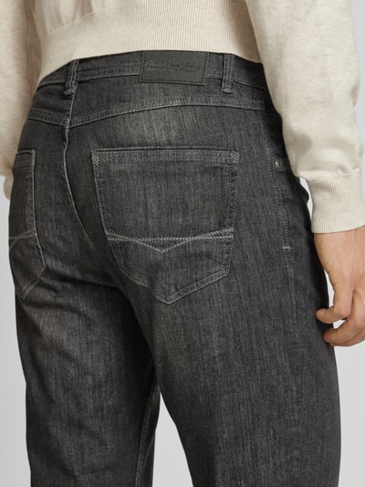 Christian Berg Men Jeans mit 5-Pocket-Design Dunkelgrau 3