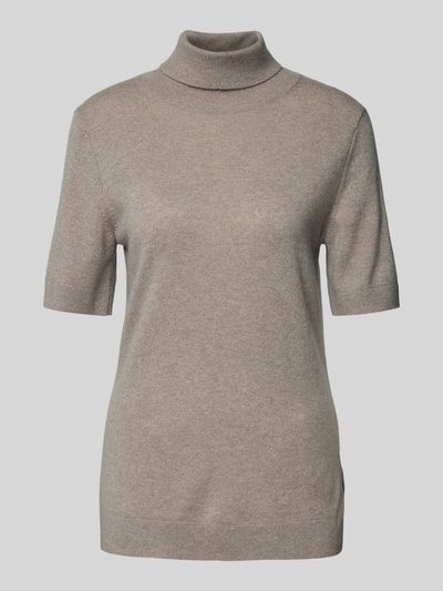 (The Mercer) N.Y. Kaschmirshirt mit Rollkragen Taupe 2