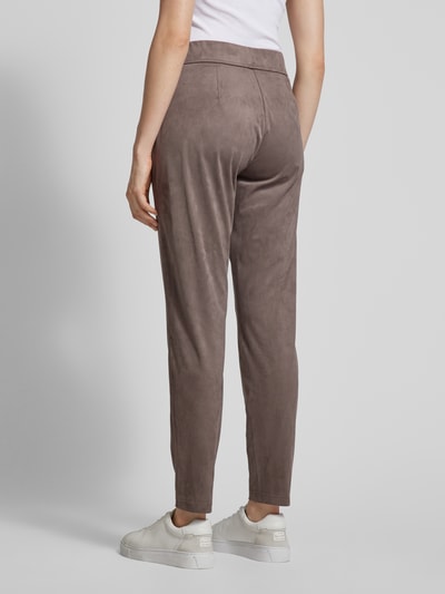 Raffaello Rossi Slim fit broek met siernaden, model 'CANDICE' Taupe - 5