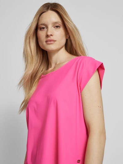 Raffaello Rossi T-Shirt mit Label-Applikation Modell 'GRIT' Pink 3