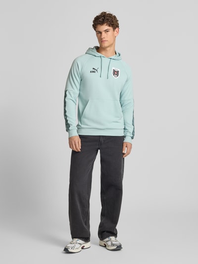 PUMA Performance Hoodie mit Känguru-Tasche Modell 'ÖFB KING' Mint 1