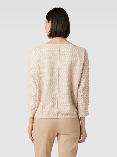 OPUS Sweatshirt met boothals, model 'Gellig' Beige gemêleerd - 5