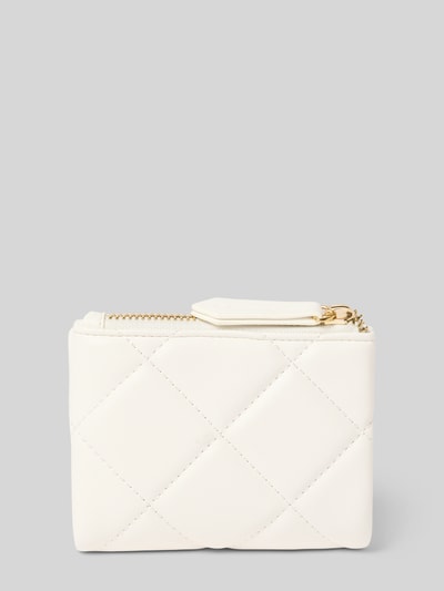 VALENTINO BAGS Portfel z pikowaniem model ‘OCARINA’ Biały 2