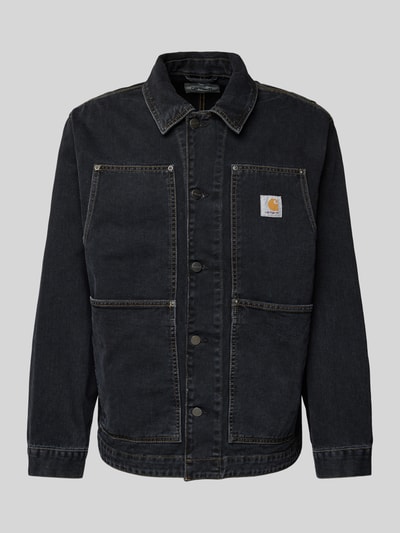 Carhartt Work In Progress Jeansjacke mit Label-Detail Black 2