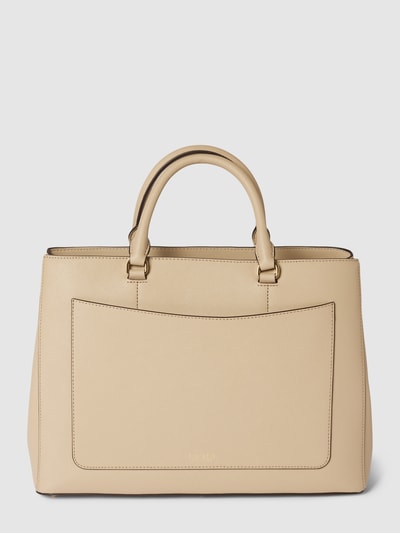 Lauren Ralph Lauren Handtasche mit Label-Applikation Modell 'HANNA' Sand 4