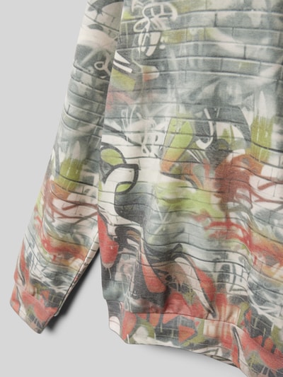 s.Oliver RED LABEL Hoodie mit Motiv-Print Sand 2