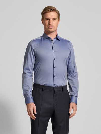 OLYMP Level Five Slim Fit Business-Hemd mit Kentkragen Marine 4
