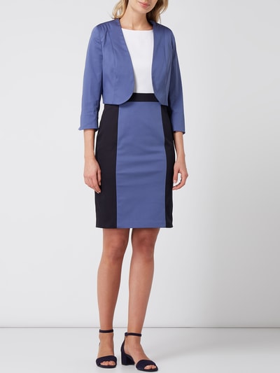 Montego Korte blazer met open voorkant  Blauw - 1