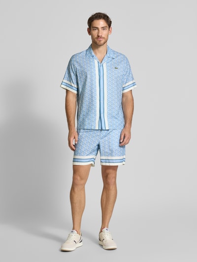 Lacoste Freizeithemd mit Label-Detail Hellblau 1