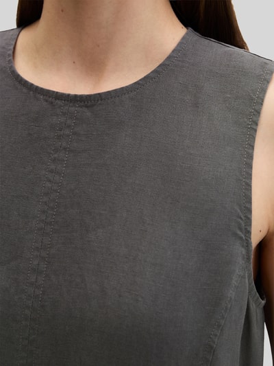 Marc O'Polo Körpernahes Midikleid aus reinem Leinen Dunkelgrau 3
