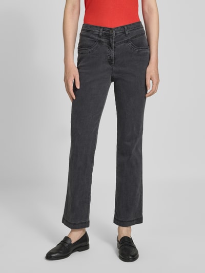 Raphaela By Brax Bootcut Jeans mit Eingrifftaschen Modell 'Laura' Anthrazit 4