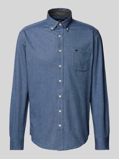 Fynch-Hatton Freizeithemd mit Button-Down-Kragen Hellblau 2