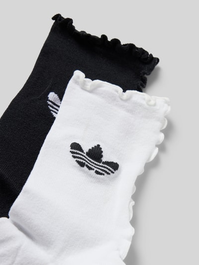 adidas Originals Socken mit Muschelsaum im 2er-Pack Weiss 2