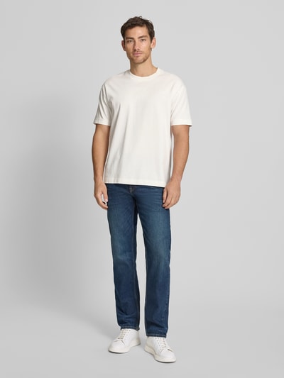 Marc O'Polo Relaxed Fit T-Shirt aus reiner Baumwolle Offwhite 1