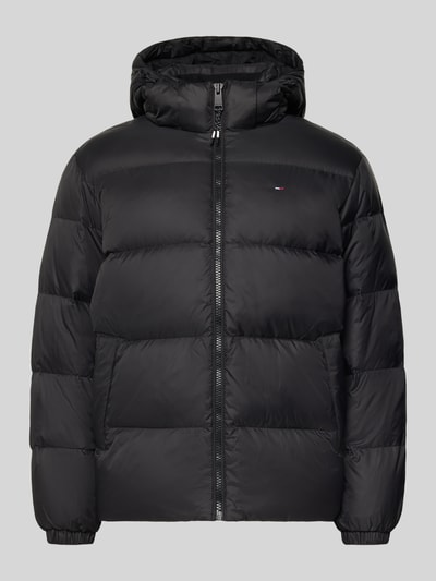 Tommy Jeans Regular Fit Daunenjacke mit Logo Stitching Black 2