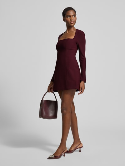 Forever New Cocktailkleid mit Square-Neck-Ausschnitt Lila Melange 1
