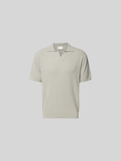 Closed Regular Fit Poloshirt in Strick-Optik Kitt 2