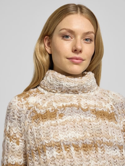 Smith and Soul Rollkragenpullover mit Alpaka-Anteil Beige 3