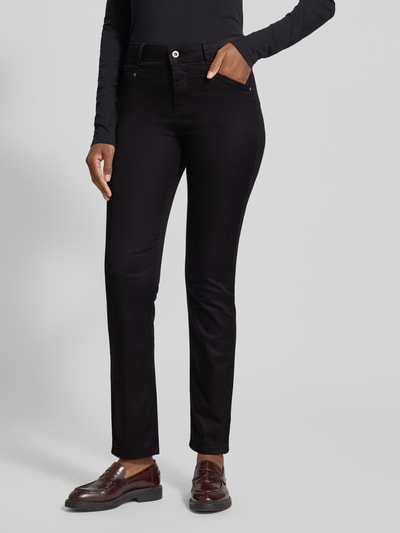 Christian Berg Woman Jeansy o kroju slim fit z wpuszczanymi kieszeniami i kieszeniami z tyłu Czarny 4