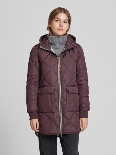 camel active Steppjacke mit Zweiwege-Reißverschluss Pflaume 4