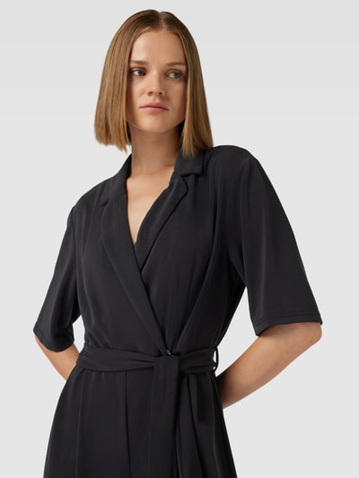 Selected Femme Jumpsuit met tailleriem, model 'CORNELIA' Zwart - 3