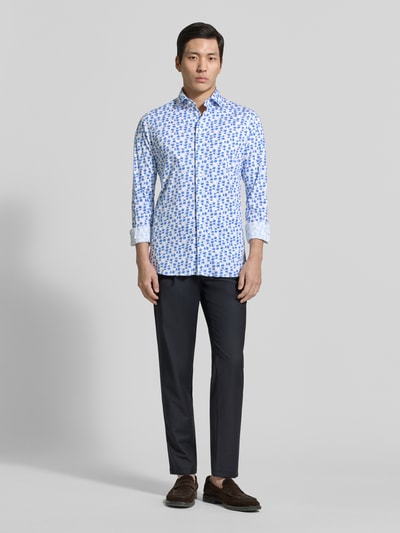Matinique Slim Fit Freizeithemd mit Kentkragen Hellblau 1