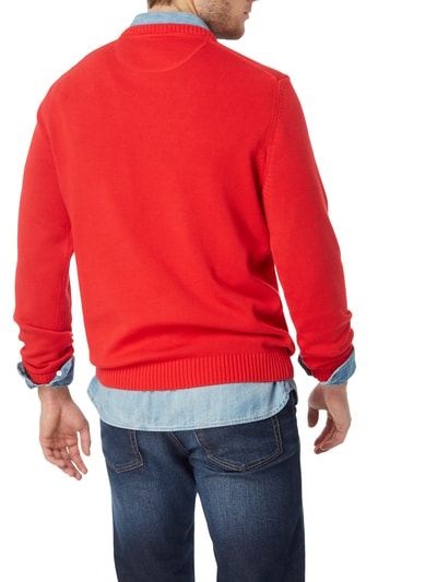 MCNEAL Pullover mit Logo-Stickerei Rot 5