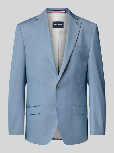 HECHTER PARIS Regular fit 2-knoops colbert met klepzakken, model 'X-Tension' Lichtblauw - 2